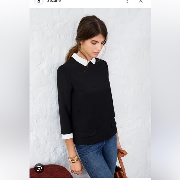 Sezane Tops - Trade/sell Sézane Indie Blouse size 6/38 EUC🌺